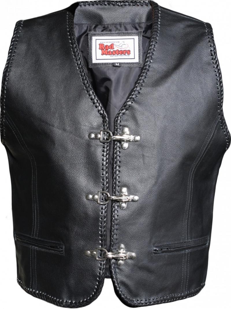 Кожен елек с метални катарами №4