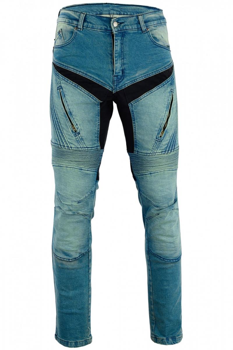 Мото дънки светли